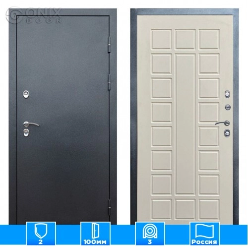 Входная дверь Престиж 126369 бежевый матовый