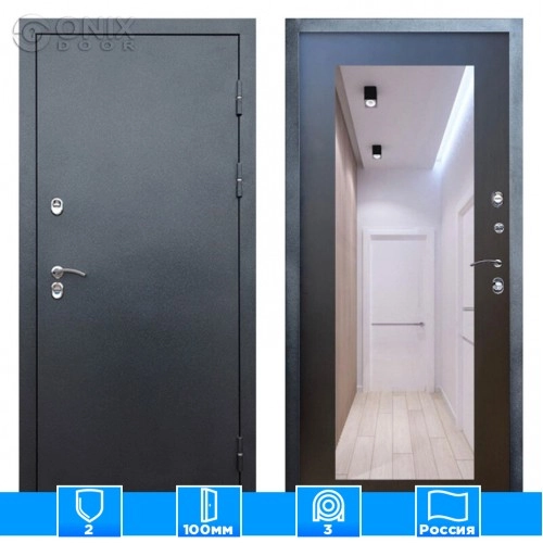 Входная дверь Престиж 126383 Зеркало триумф венге