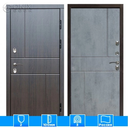 Входная дверь Престиж 126390 венге бетон темный