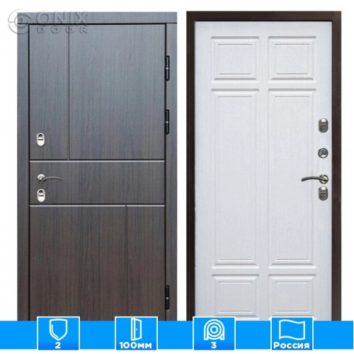 Входная дверь Престиж 126395 венге Лиственница премиум