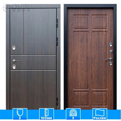 Входная дверь Престиж 126399 венге Орех премиум