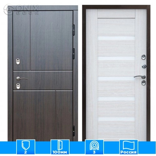 Входная дверь Престиж 126410 венге Царга лиственница