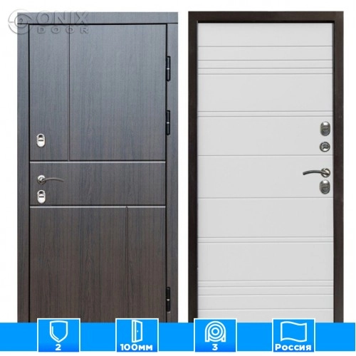 Входная дверь Престиж 126411 венге white line