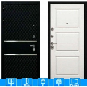 Входная дверь Мираж 121471 Белый/Черный