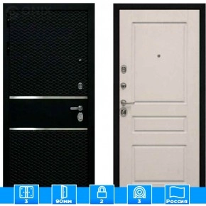 Входная дверь Мираж 121478 Светлый/Черный