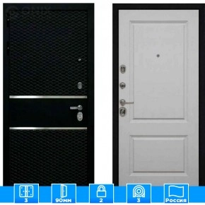 Входная дверь Мираж 121480 Серый/Черный