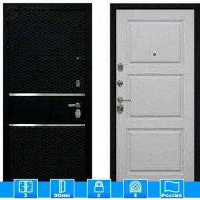 Входная дверь Мираж 121481 Серый/Черный