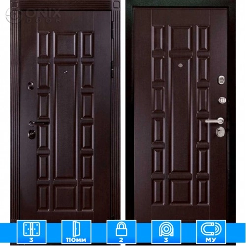 Входная дверь Мираж 121549 Венге/Венге