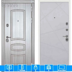 Входная дверь Мираж 121552 Серый/Серый