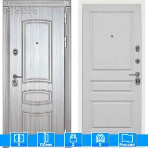 Входная дверь Мираж 121554 Серый/Серый