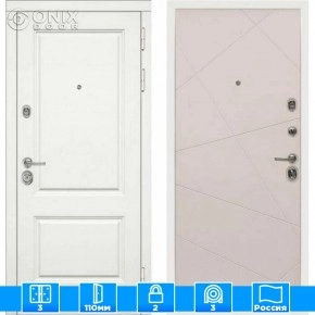 Входная дверь Мираж 121563 Светлый/Белый