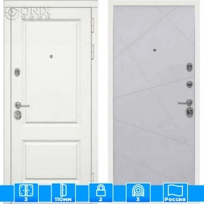 Входная дверь Мираж 121564 Серый/Белый