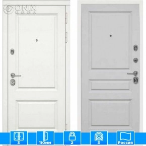 Входная дверь Мираж 121567 Серый/Белый