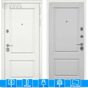 Входная дверь Мираж 121573 Серый/Белый