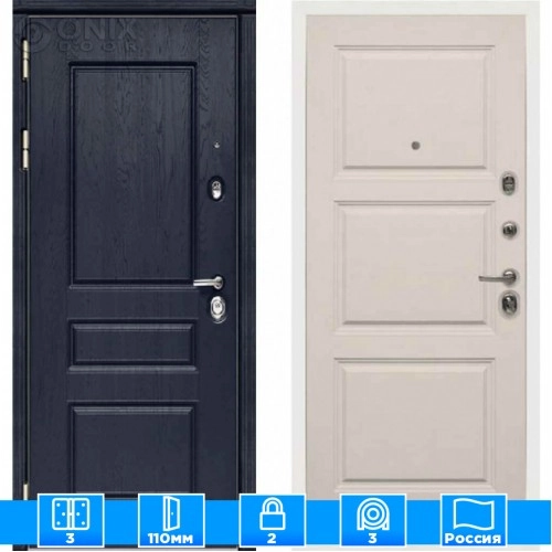 Входная дверь Мираж 121587 Светлый/Синий