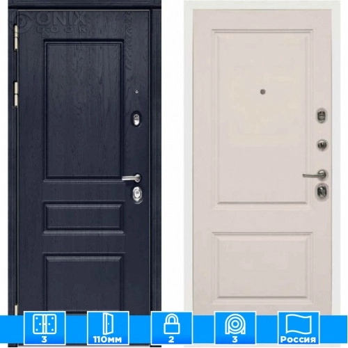 Входная дверь Мираж 121591 Светлый/Синий