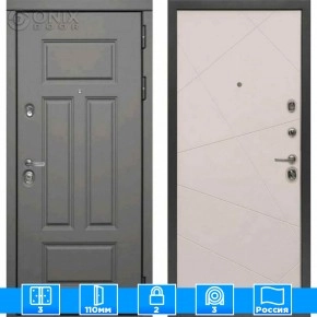 Входная дверь Мираж 121593 Светлый/Серый