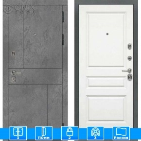 Входная дверь Мираж 121610 Белый/Серый