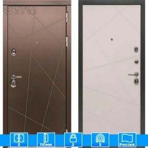 Входная дверь Мираж 121623 Светлый/Коричневый