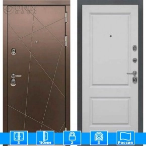 Входная дверь Мираж 121633 Серый/Коричневый