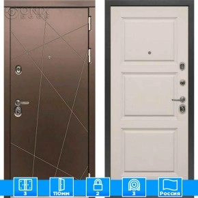 Входная дверь Мираж 121635 Светлый/Коричневый