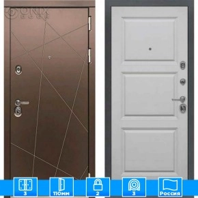 Входная дверь Мираж 121636 Серый/Коричневый