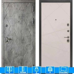 Входная дверь Мираж 121638 Светлый/Серый