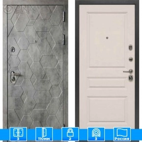 Входная дверь Мираж 121641 Светлый/Серый