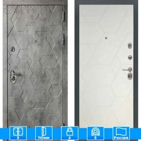 Входная дверь Мираж 121646 Белый/Серый