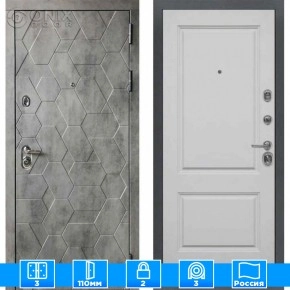 Входная дверь Мираж 121648 Серый/Серый