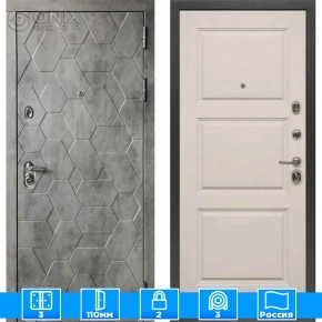 Входная дверь Мираж 121650 Светлый/Серый