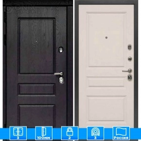 Входная дверь Мираж 121656 Светлый/Черный