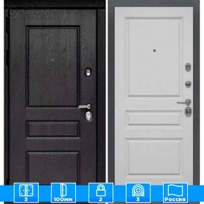 Входная дверь Мираж 121657 Серый/Черный