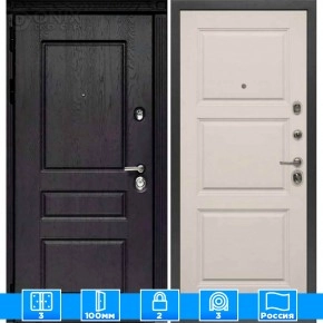 Входная дверь Мираж 121665 Светлый/Черный