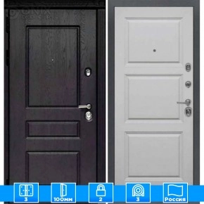 Входная дверь Мираж 121666 Серый/Черный