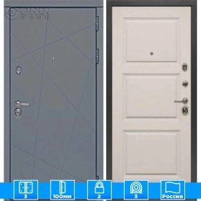 Входная дверь Мираж 121680 Светлый/Серый