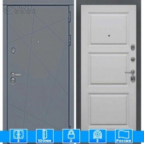 Входная дверь Мираж 121681 Серый/Серый